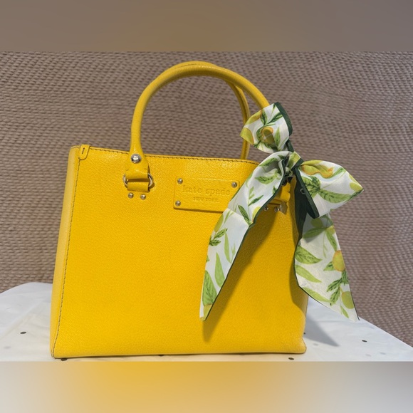 Kate Spade Handbags - Kate Spade New York Yellow Wellesley Quinn Tote